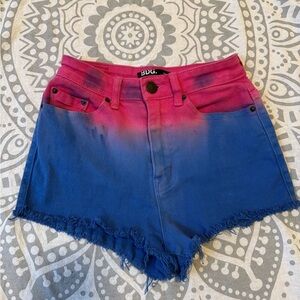 BDG ombré mini shorts